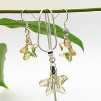 set plata ley 925 mm colgante + pendientes